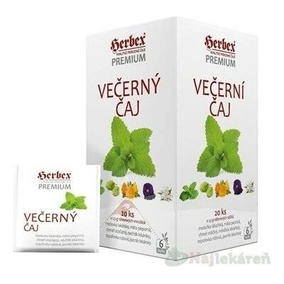 Herbex Premium večerní bylinný čaj 20 x 1,5 g