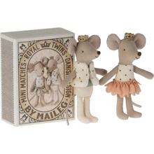 Myšky kráľovské dvojičky v zápalkovej krabičke Rose Maileg