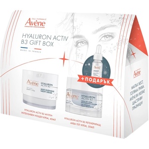 Eau Thermale Avène Hyaluron Activ B3 Комплект, 2 части + Серум и Слънцезащитен флуид, 10 + 5 ml