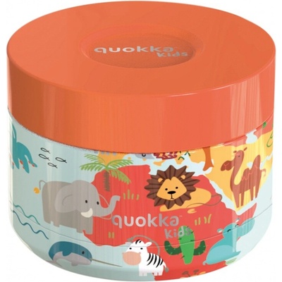 Quokka Kids Whim Nerezová termonádoba na jedlo Map of Life 360 ml 40098