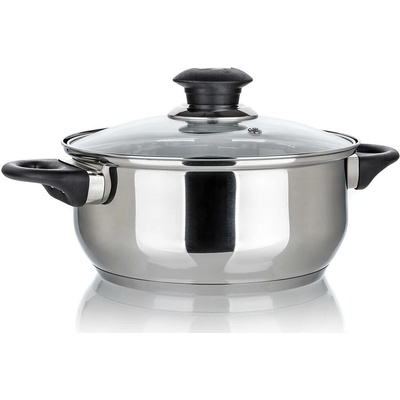 SUPER VALUE hrnec 22cm se skl.poklicí 3,8l nerez