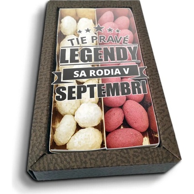 Sablio Mandle v čokoláde Tie pravé legendy sa rodia v septembri 2 x 80 g