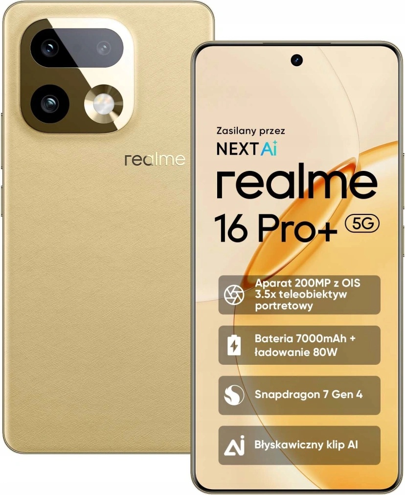 realme 16 Pro+ 12GB/512GB Master Gold od 11 959 Kč - Heureka.cz