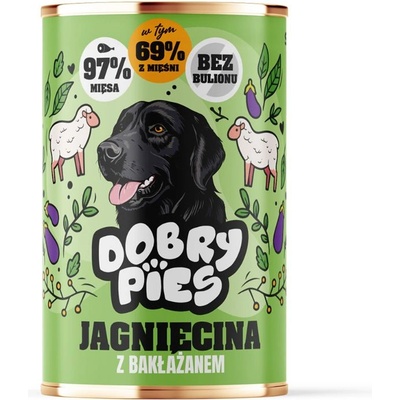 Dobry Pies Good Dog Агнешко с патладжан 400 г