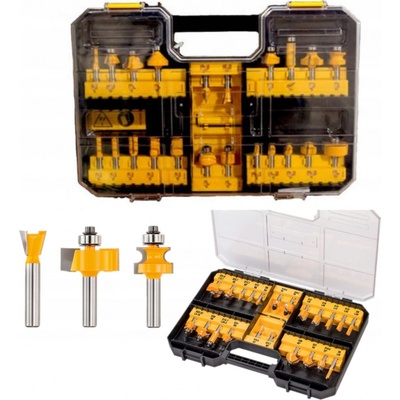 DeWALT DT90017-QZ - 22-dílná sada fréz do dřeva