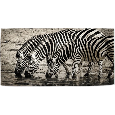 Sablio Uterák Zebry pri vode 70 x 140 cm