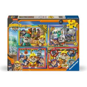 Ravensburger - Puzzle 4x42 Paw patrol: Rubble and Crew - 40 - 99 piese