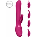 Vive Chou battery-powered waterproof clitoral vibrator with replaceable heads pink