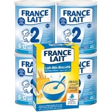 France Lait 2 4x400 g + Pšeničná mliečna kaša sušienky 250 g