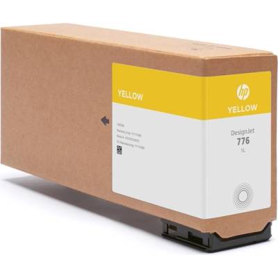 HP 776 cartridge, 1 liter, Yellow (1XB08A)