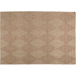 Pure Line Home Килим за открито и закрито agira Ромб натурален цвят
