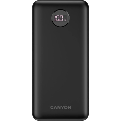 CANYON Външна батерия, CANYON, PB-2002 LED 20000 mAh PD 20W QC 3.0, Черен (CNE-CPB2002B)