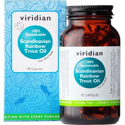 Viridian Scandinavian Rainbow Trout Oil Rybí tuk 90 kapsúl