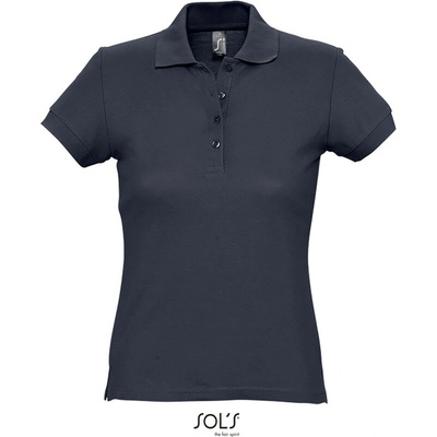 Sol's Collection Passion piqué krátký rukáv pánská COT25133800301-navy