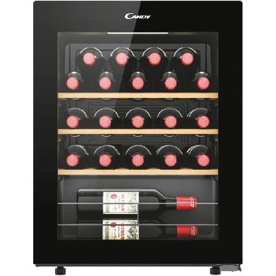 Chladnička na víno Candy CWC023 na 23 fliaš, čierna