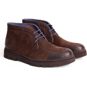 Jacket Club Мъжки боти от естествена кожа 6820/1 - Кафяви #317483 (317483_Кафяво)