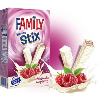 Image 1 of FAMILY МИНИ ВАФЛИ family stix ЧИЙЗКЕЙК МАЛИНА