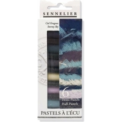 Sennelier Sada suchých pastelů Stormy Sky 6 ks
