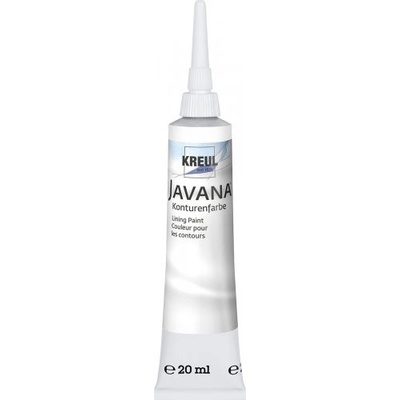 Kreul Kontura barevná JAVANA 20 ml bílá – Zboží Dáma