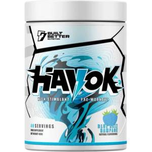 Built Better Nutrition Havok Pre-Workout [480 грама] Blue Razz Rampage