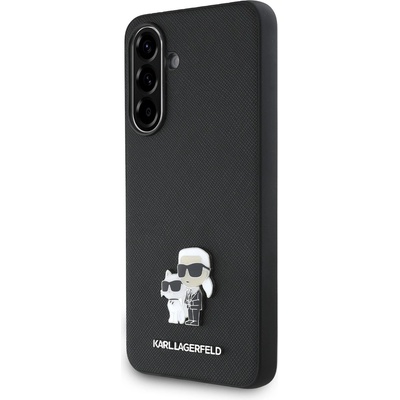 KARL LAGERFELD PU Saffiano Metal Karl and Choupette Задния калъф за Samsung Galaxy A56 Black Karl Lagerfeld | Cheren | МЪЖЕ | UNI