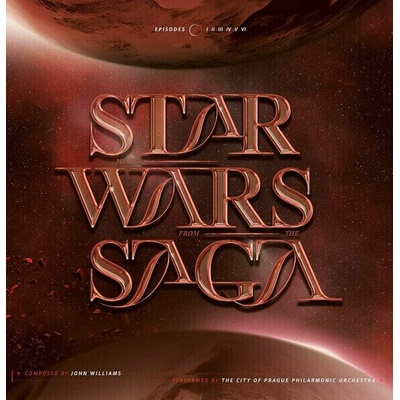 The City Of Prague - Star Wars Saga (Deluxe Edition) (Transparent Red Coloured) (2LP) (3760370268314)