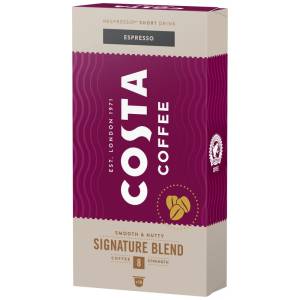Costa Кафе капсули Costa Signature Blend Espresso, съвместими с Nespresso, 10 бр
