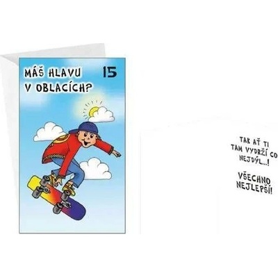 Přání k 15. narozeninám Pro skejťáky