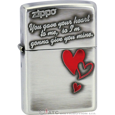 ZIPPO TRIPLE HEART 28197