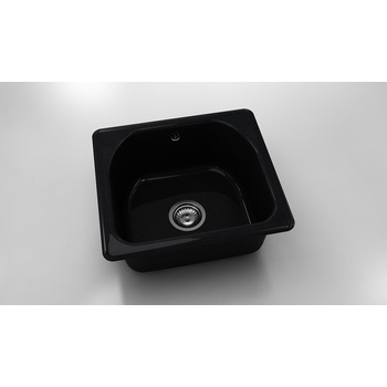 Image 1 of FAT Mивка Classic 207, Polymer marble, 12 Черен гранит, с включен сифон