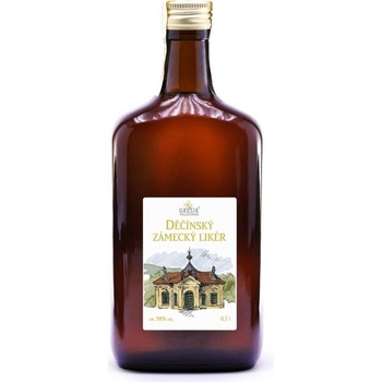 Valdemar Grešík Děčínský zámecký likér 38% 0,7 l (holá láhev)