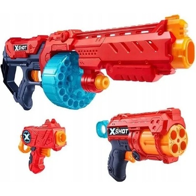 Raketomet Zuru X-Shot Turbo Fire + Fury 4 + Micro
