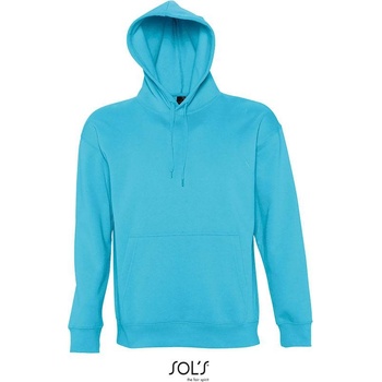 Sol's Slam Unisex mikina s kapuc. modrá turquoise