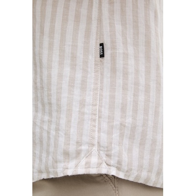 HUGO BOSS риза мъжка ленена liam (50560595)