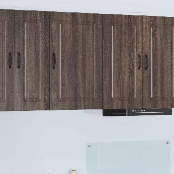 vidaXL Панел за миялна машина Kalmar Кафяв дъб 40 x 31 x 80 см (884681)