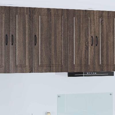 vidaXL Панел за миялна машина Kalmar Кафяв дъб 40 x 31 x 80 см (884681)