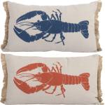 DECORIS ДЕКОРАТИВНА ВЪЗГЛАВНИЦА ОМАР 874004 3х30х50см СИНЯ/ЧЕРВЕНА (874004)