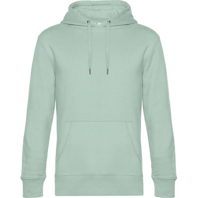 B&C mikina KING Hooded s kapucí pánská COT01U02Kx5600-aqua green Aqua zelená