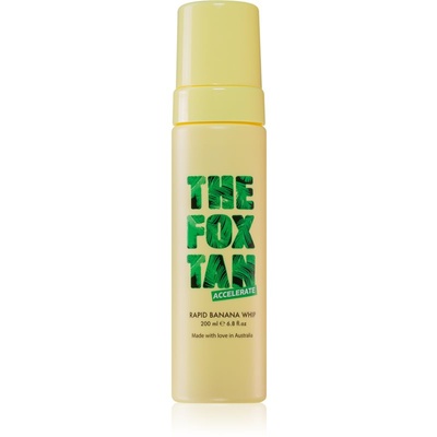 The Fox Tan Rapid Banana Whip продукт за ускоряване и удължаване ефекта на загар без защитен фактор 200ml