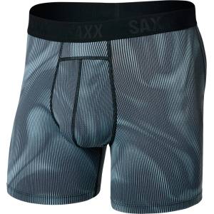 Saxx Мъжко синтетично термобельо Saxx Smooth Flex Light Compression Boxer Brief Synthetic base layer - Smoke Camo / Deep Navy (014-2578-0513)