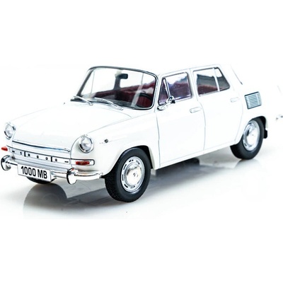 Whitebox Škoda 1000 MB biela 1968 1:24