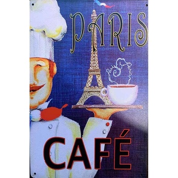 Ceduľa Paris Cafe