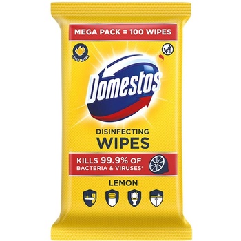 Domestos Хигиенни Кърпички Lemon 100бр (69693151)