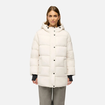 Geox Кремав дамски пухен джакет Geox Spherica Geox | Byal | ЖЕНИ | 40