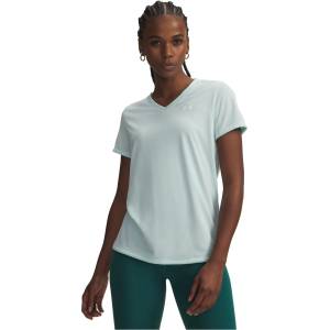 Under Armour Tech V-Neck Short Sleeve Womens - Refresh Mint