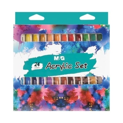 M&G akrylové barvy 12 ml sada 24 ks – Hledejceny.cz