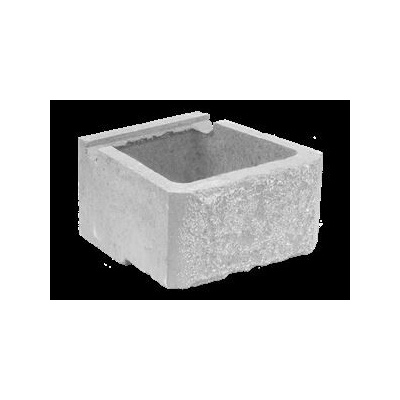 CUP STONE velký RUSTIK Bílá
