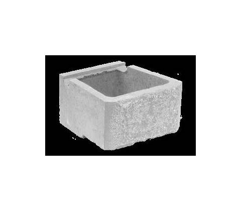 CUP STONE velký RUSTIK Bílá