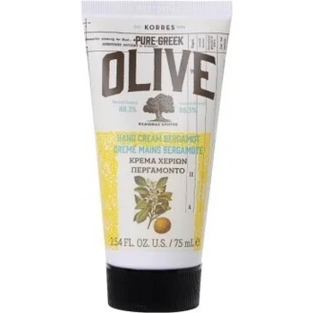 KORRES Крем за ръце с масло от маслина и бергамот, Korres Pure Greek Olive Bergamot Hand Cream 75ml