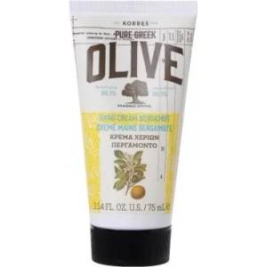 KORRES Крем за ръце с масло от маслина и бергамот, Korres Pure Greek Olive Bergamot Hand Cream 75ml